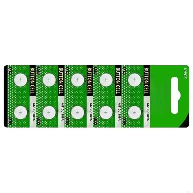 10Pcs LR54 Watch Batteries AG10 Button Cell Battery 1.5V 189 389 390 LR1130 LR54