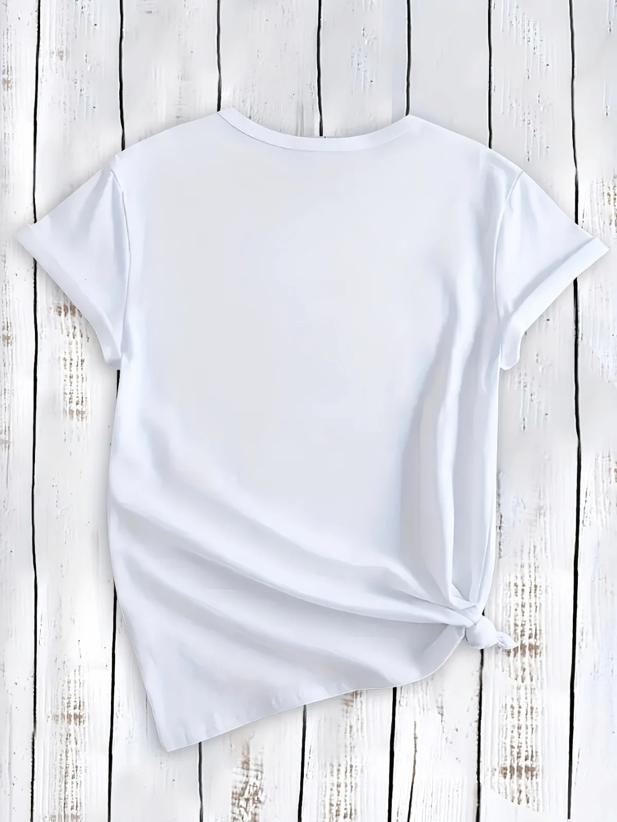 "신성한" 나비 패턴이있는 여성용 프린트 코튼 라운드 넥 티셔츠 반팔 휴일 선물 여성 의류에 적합