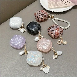 Dreamy White Pink Glossy Shell Case For Samsung Galaxy Live 2 Soft Silicone Shockproof Earphone Case for Galaxy Buds Pro Cover