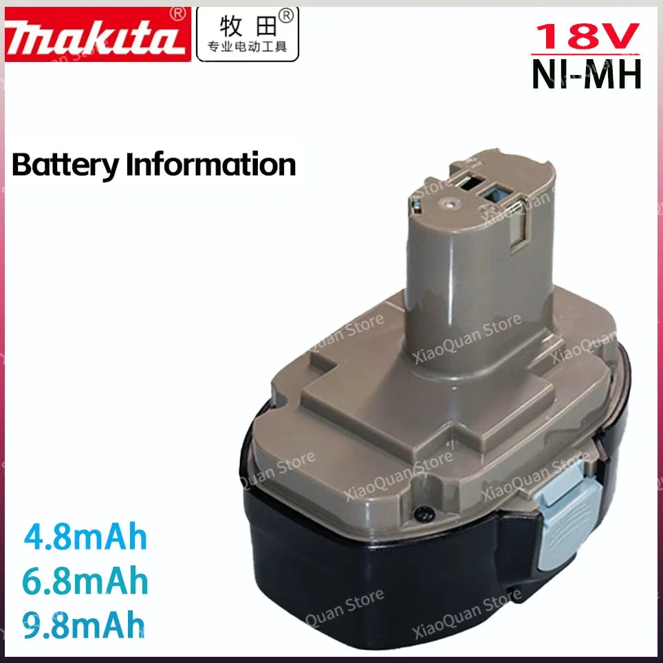 

18V Makita Battery 18V 6.8Ah 9800MAH 4800MAH Ni-MH Battery Replace PA18 1822 1823 1833 1834 1835 1835F 192828-1 192829-9