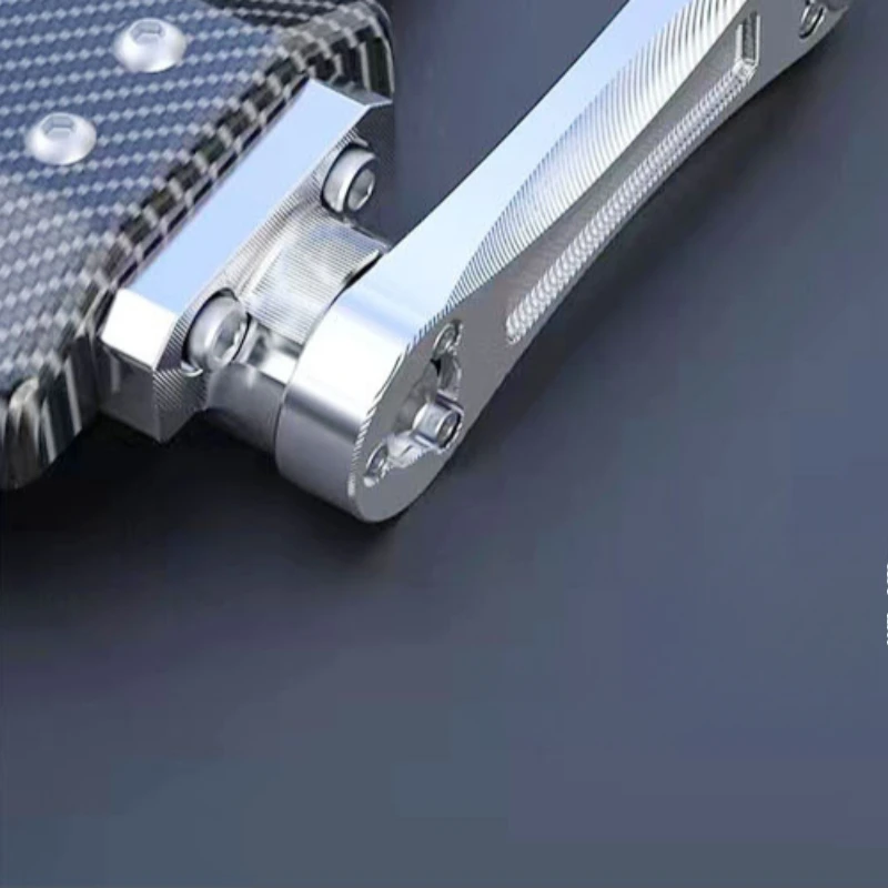 Universal Carbon Fiber Patterned Motorcycle and Electric Vehicle Modified Mudguard Suitable for NIU Smart N1s ,easy To Install image 3