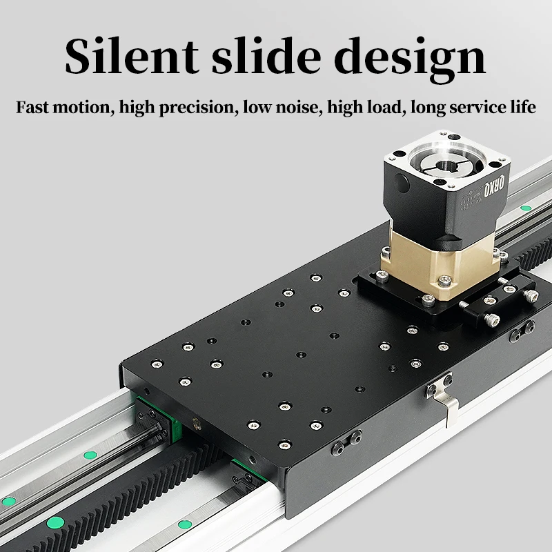 RXC175F 100mm-6000mm Max 102Kg Load Heavy-  Rack and Pinion Linear Rail With Gear Rack Slide Rack and Pinion CNC
