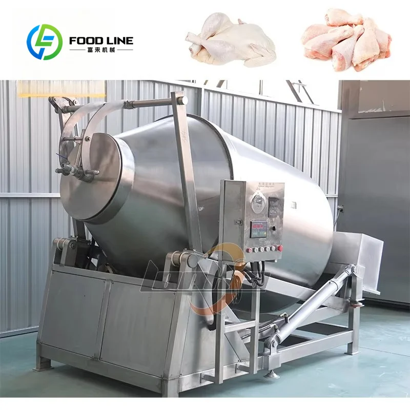 Beef Vacuum Tumbler Machine Customized Liter Specification Meat Processing Vacuum Tumbling Marinator