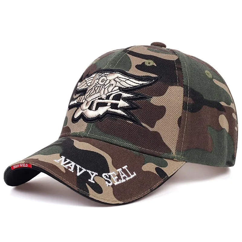 Unisex Seal Assault Team Embroidery Baseball Caps Spring and Autumn Outdoor Adjustable Casual Hats Sunscreen Hat