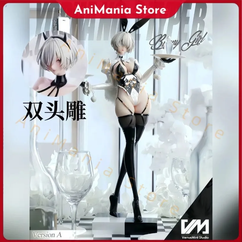 

48CM NieR: Automata Yorha Type B 2B YoRHa Type A No.2 A2 Фигурка девушки с двумя головами ПВХ Экшн-игрушка Коллекция Модель Кукла Подарок