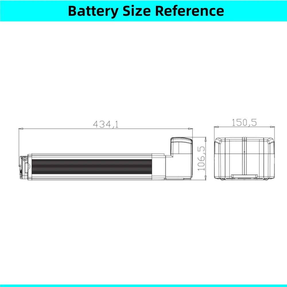 Rear Rack Carrier City Bike Ebike Battery 36V 48V 10Ah 10.4Ah 13Ah 15Ah 20Ah 25Ah City Bike Commuter E-bike Battery with Charger