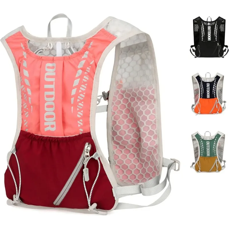 Gilet d'hydratation pour la course à pied, sac à dos réfléchissant pour le cyclisme, sacs de vélo, sac à dos d'hydratation pour le sport de plein air, l'escalade, la randonnée, le VTT et le vélo de route.