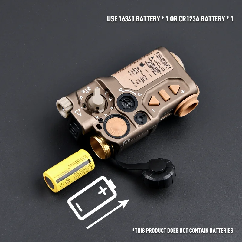 Tactical RAID-X Aiming Laser Red Green Blue IR Laser Hunting Raid Sight Device Momentary Strobe Adjustment Zero for 20mm Rail