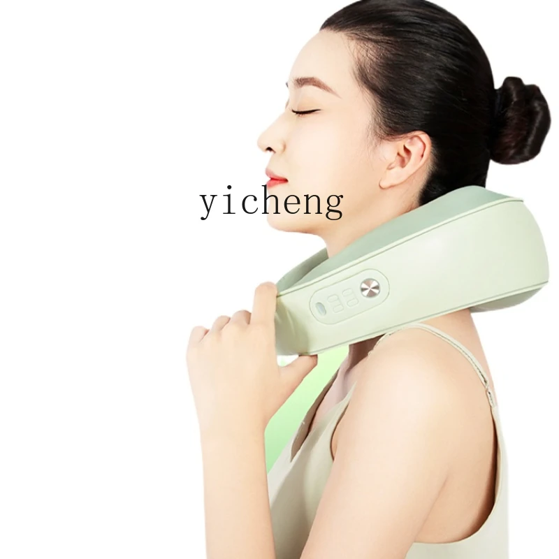 XL Neck Massager Kneading Trapezius Muscle Massage Instrument Shoulder Neck Neck U-Shaped Massage Pillow