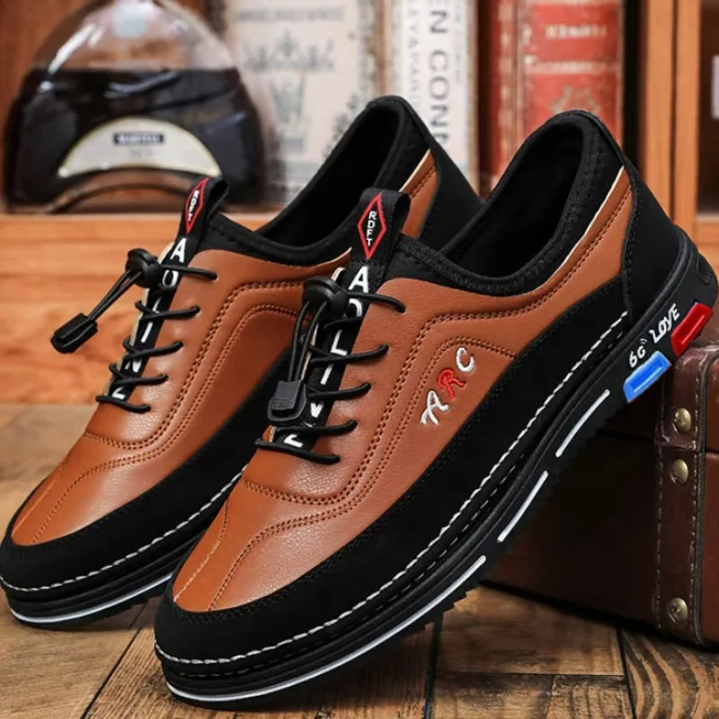 Men's Business Dress Shoes, Lightweight, Wear Resistant, Breathable. Ideal for Office, Commuting & Daily Formal Outfits