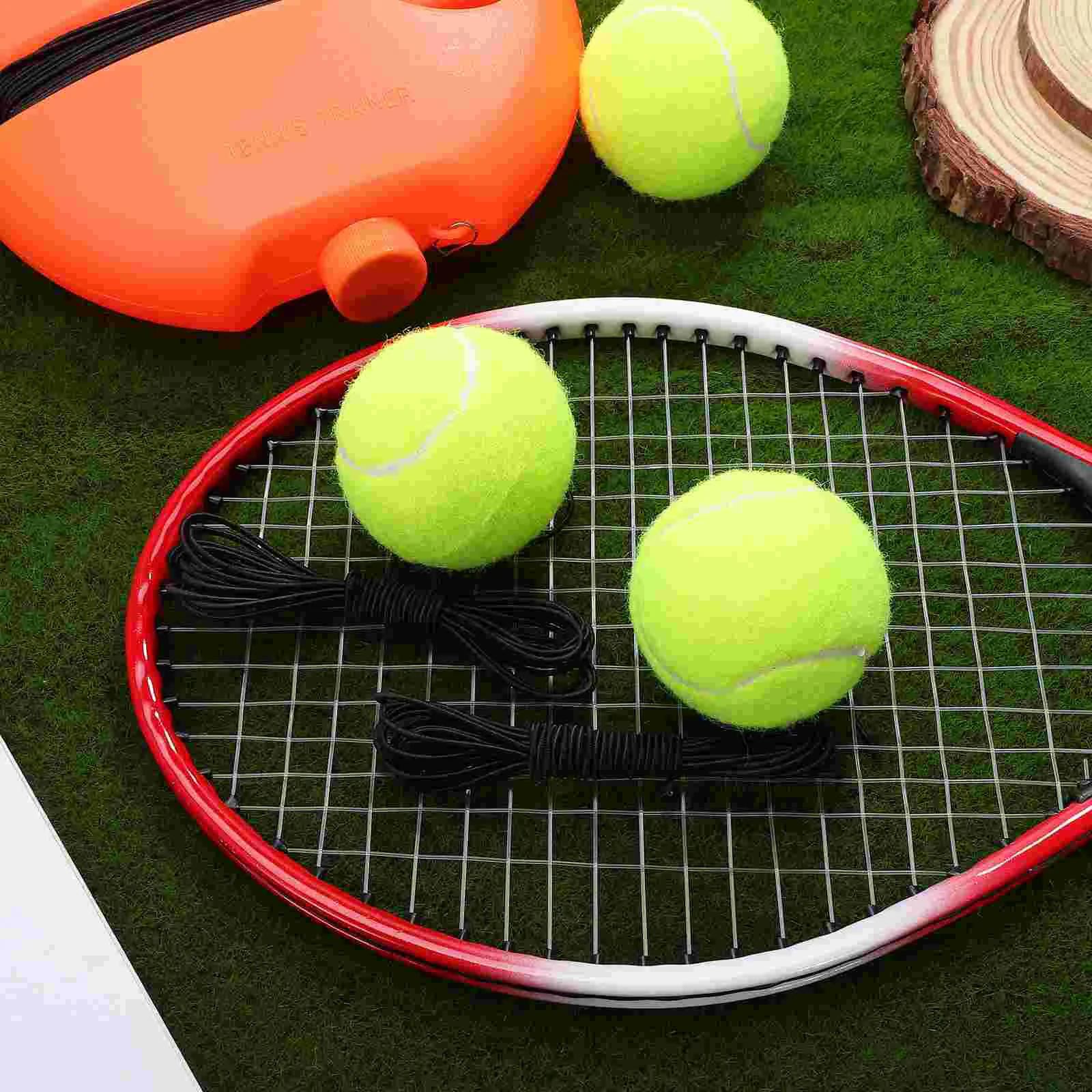 Rebound Base Tennis Solo Trainer Portable Training Equipment Self Practice Aid Play Ball