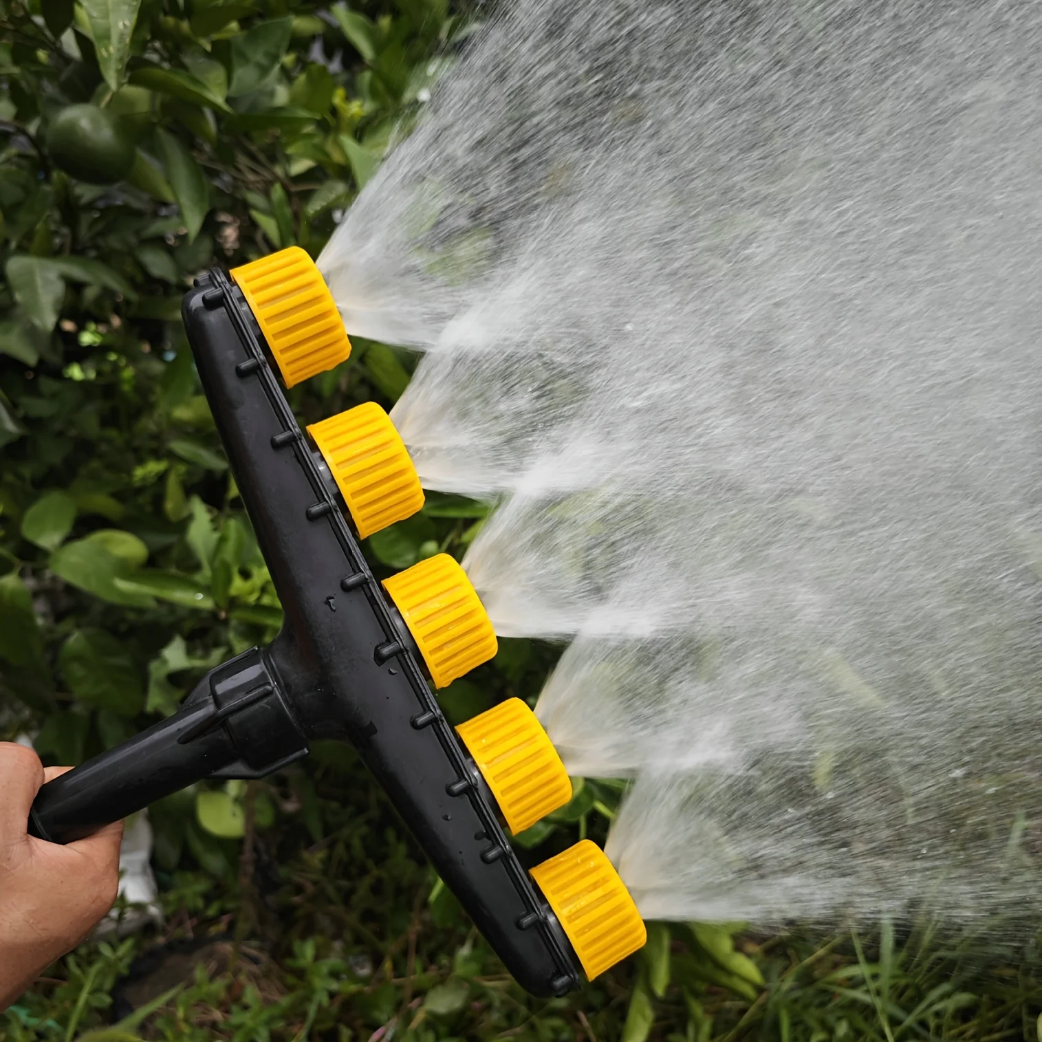 Boquilla Atomizadora Agrícola, Rociador de Agua para Jardín, Césped, Huerto y Verduras, Herramienta de Riego con Boquilla Ajustable