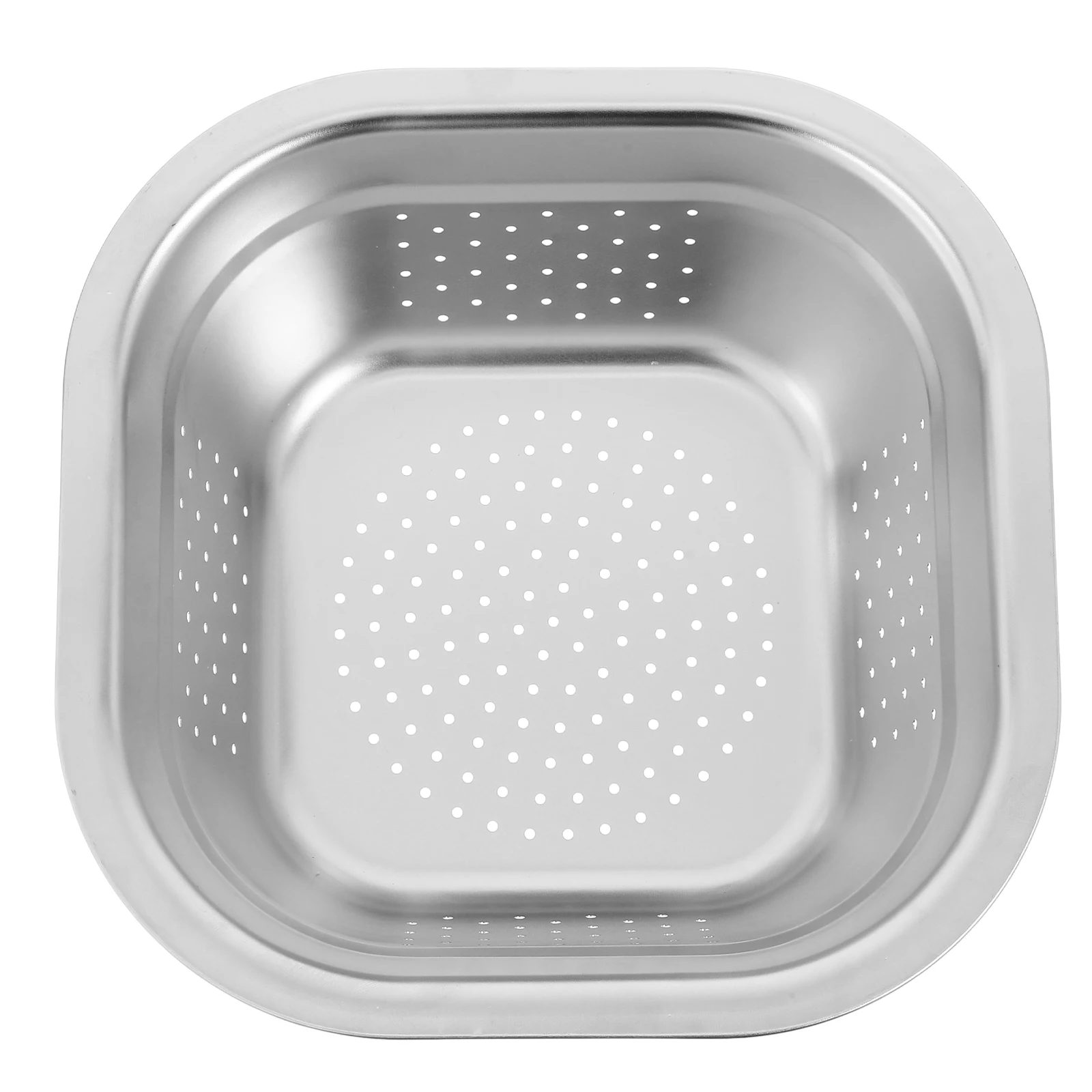 

Stainless Steel Vegetable Basin Rice Washing Large Kitchen Drainer Dish Strainer Colander for
