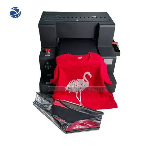 Yunyi T 셔츠용 평판 프린터, A3 DTG 프린터, 캔버스 신발 가방 티셔츠 인쇄기, 티셔츠 거치대 포함