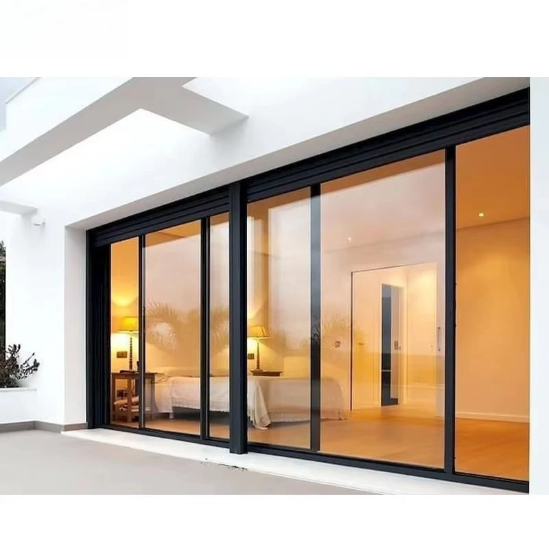 

Раздвижная стеклянная перегородка, безрамная алюминиевая акустическая дверь патио, бесшумная перегородка для внутреннего помещения