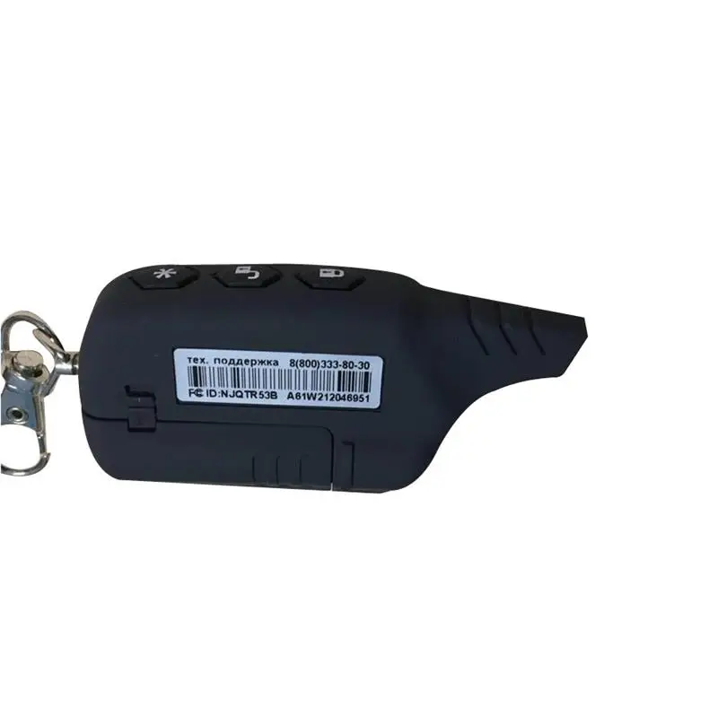 Wholesale Russian Dialog A61 LCD Remote Control Key Fob For Keychain Starline A61 2 Way Two Way Car Alarm System