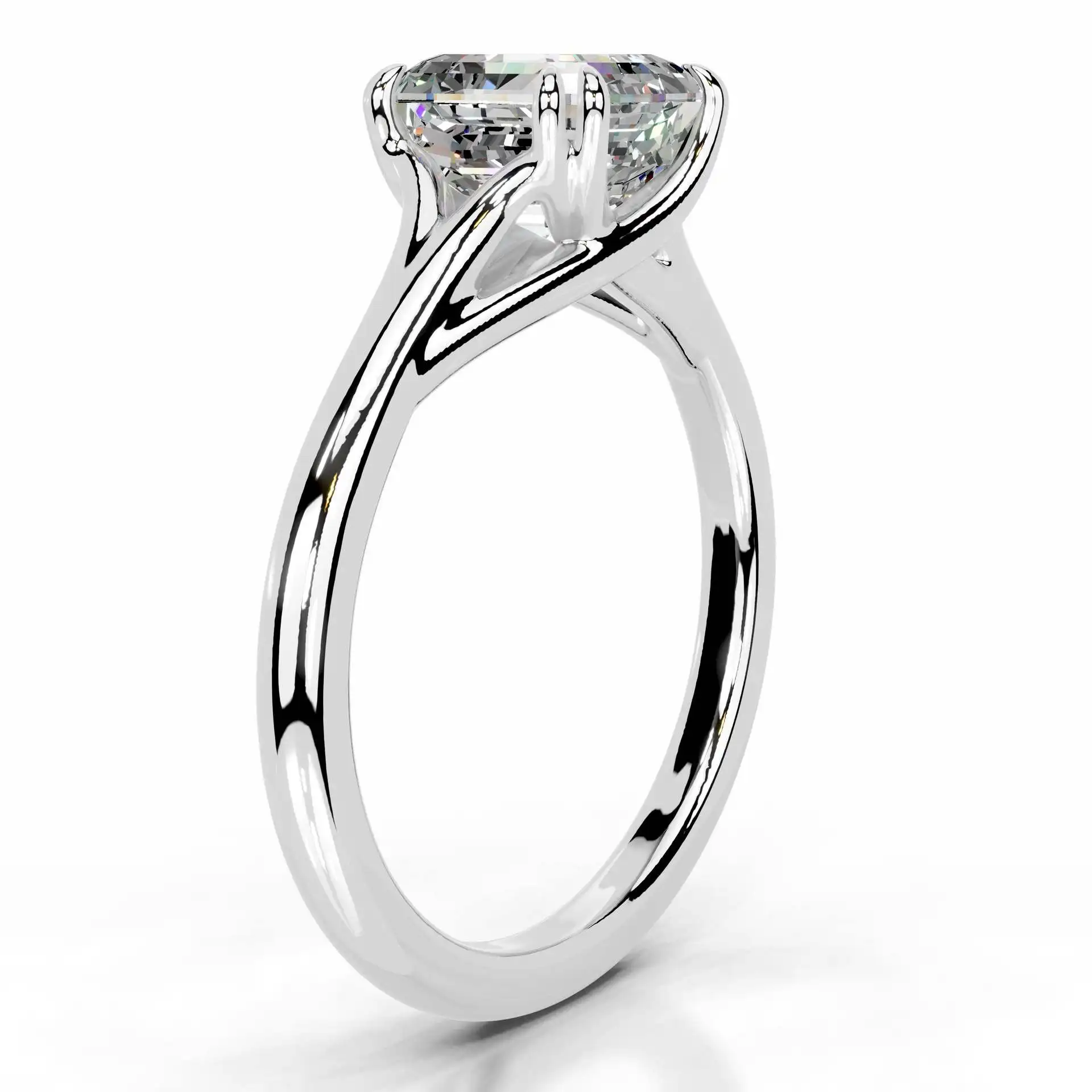 MUSHAN Custom Jewelry 925 Sterling Silver Ring Band Real Moissanite Diamond D Color VVS1 Level s925 Silver Rings Fine Jewelry