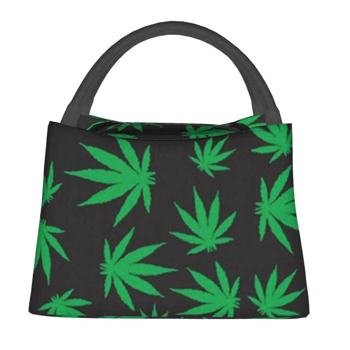 

Cannabis Leaves Marijuana Weed Leaf Insulated Lunch Bag for Women Children Portable Food Boxes Thermal Lunch Box Tote