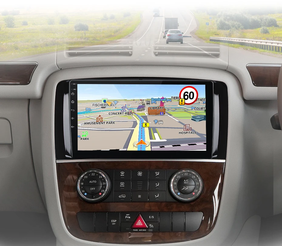 Junsun Carplay Android Auto Autoradio für Mercedes Benz R251 R300 R280 R320 2012-2015 GPS intelligente Systeme Multimedia – Detail 21