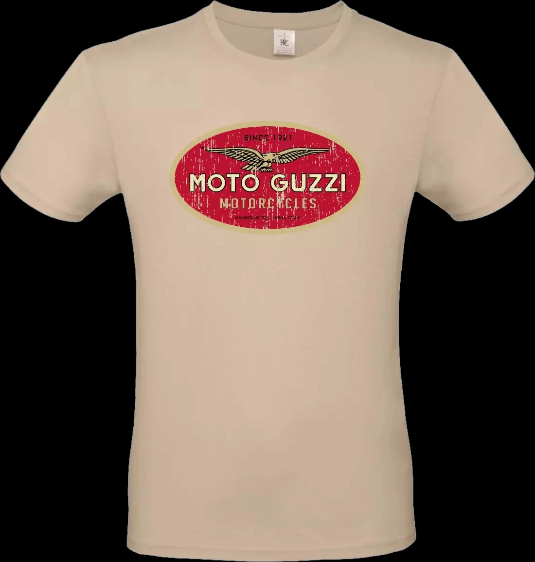 Vintage Moto Guzzi Men's T-Shirt Gift Idea Vintage Italy T-SHIRT Cotton Short Sleeve Men's and Women's T-shirt Streetwear