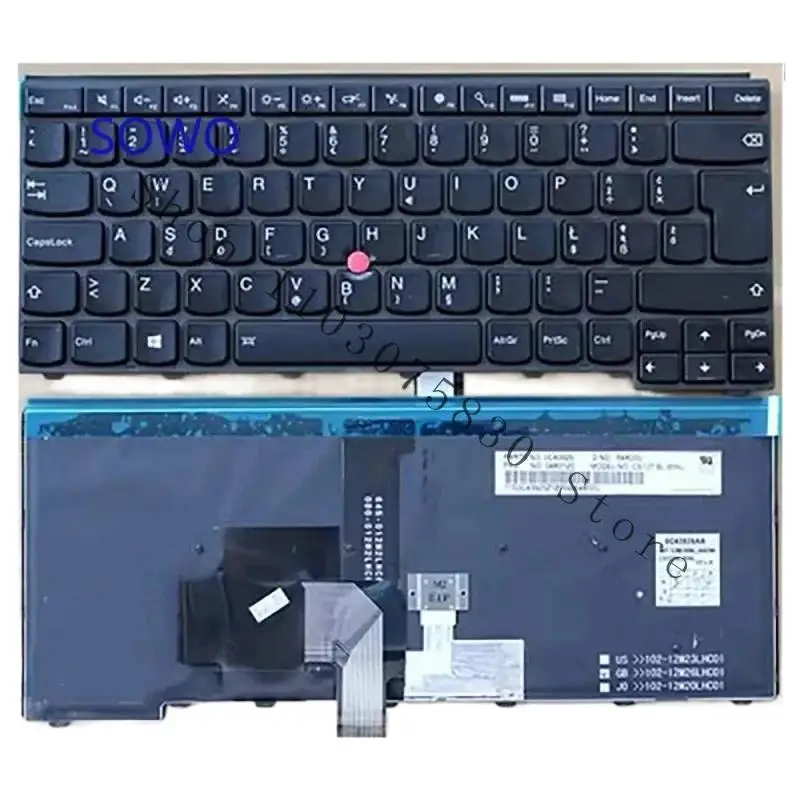 

WYORESY новая клавиатура для LENOVO ThinkPad T440S E431 E440 L440 T440P T431S L450 T450S @