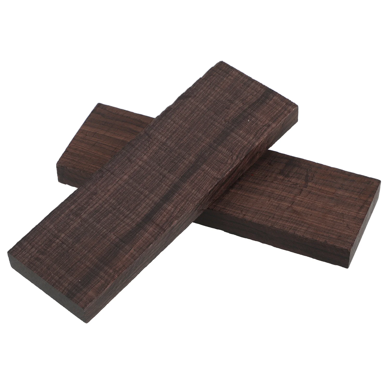 

2pcs Ebony Wood Blocks Guitar Nut Saddle Blanks Diy Acoustic Bridge Parts Kit For Classical Electric Guitar Repair Replacement