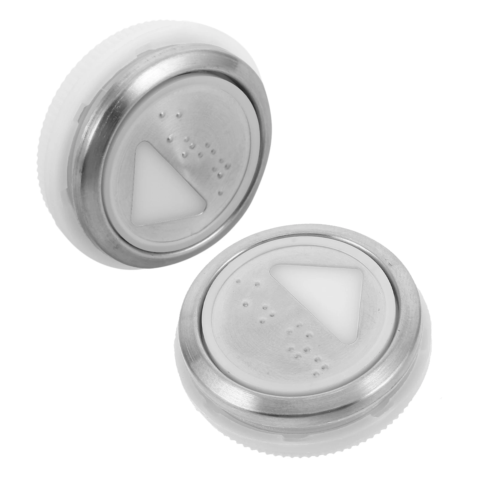 

2Pcs Round Stainless Steel Elevator Button Emergency Stop Braille Lift Button Replacement Freight Elevator Spare Parts