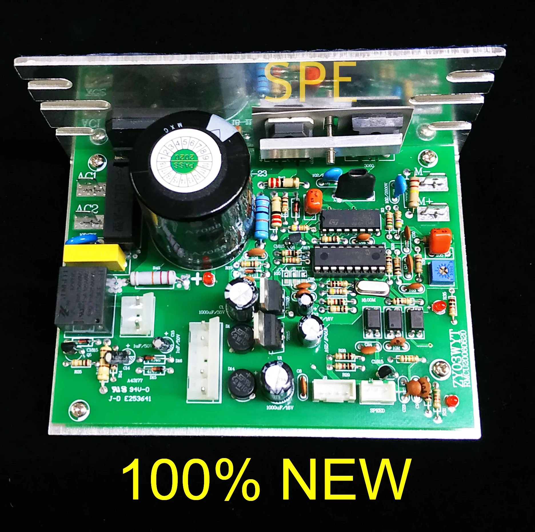Placa de controle para esteira ZY03WYT, placa-mãe para esteiras JUNXIA, SHUA, Reebok, MQS, OMA, etc., com suporte para voltagem de 110-240V.