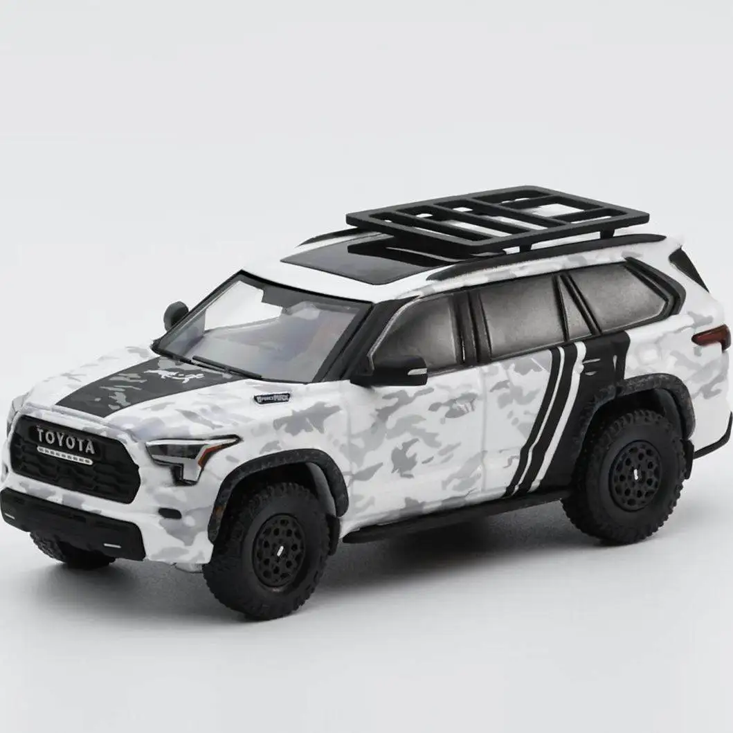 GCD Diecast 1:64 Scale Sequoia Full-Size SUV Car Model Alloy Toyota Play Vehicles Collectible Model Cars Toys for Boys Gift