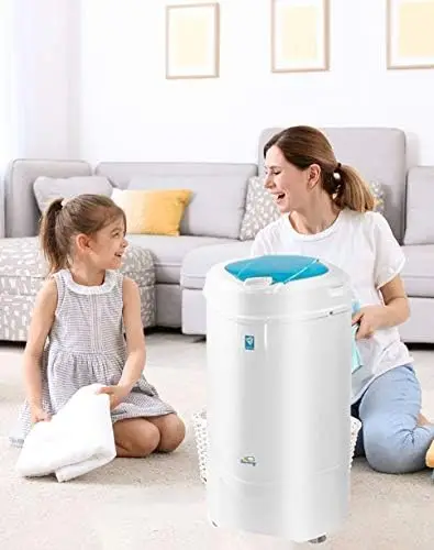 Portable Spin Clothes Dryer for Apartments, RV Travel, with 3200 RPM with High Tech Suspension System - Turqoise