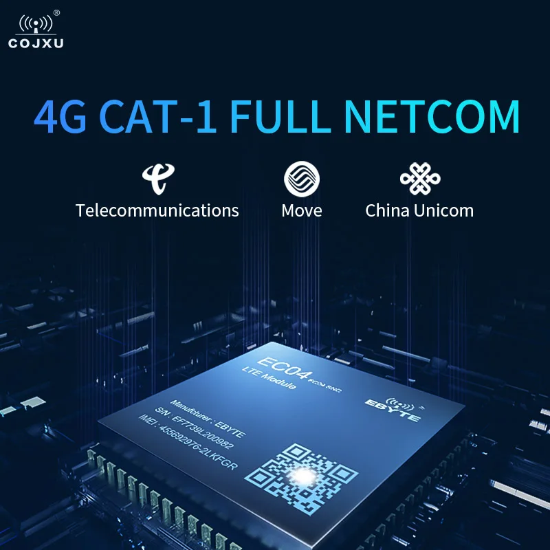 وحدة 4G Cat1 نقل البيانات الشفافة TTL إلى 4G COJXU E840-TTL(EC05-DNE) تدعم MQTT Modbus TCP إلى TRU FOTA وصلة متعددة