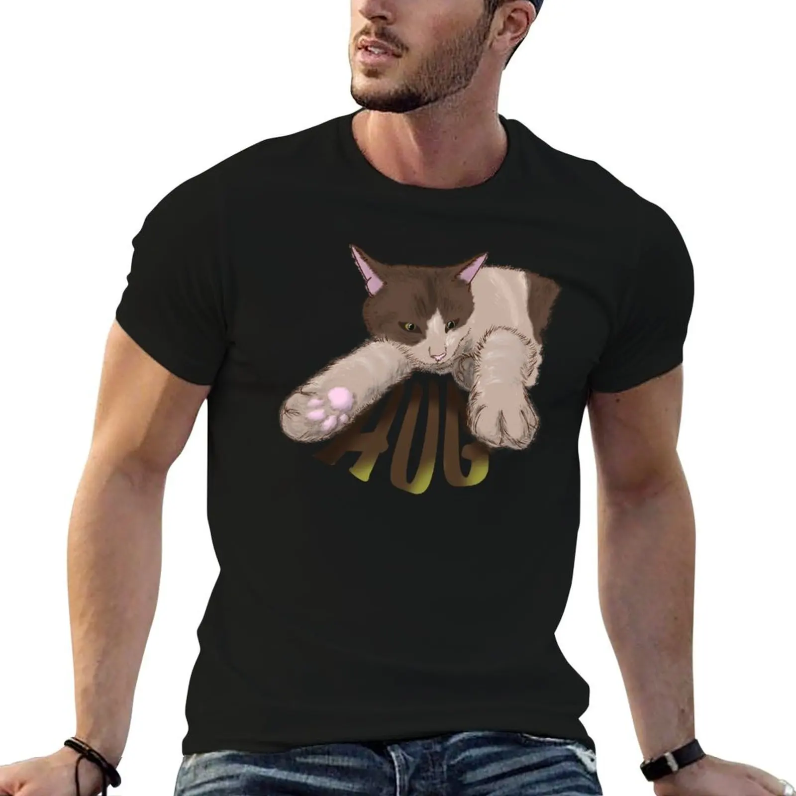Peanut, a cuddly cat wanting a hug T-Shirt summer shirt funny costumes funny t shirts men