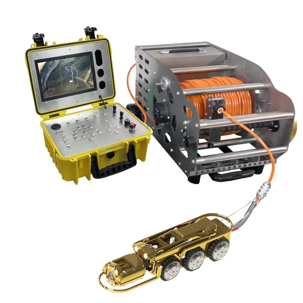 PTZ Electrical Lifting Elevtor Camera City Drainage Sewage Drain Pipeline Inspection System