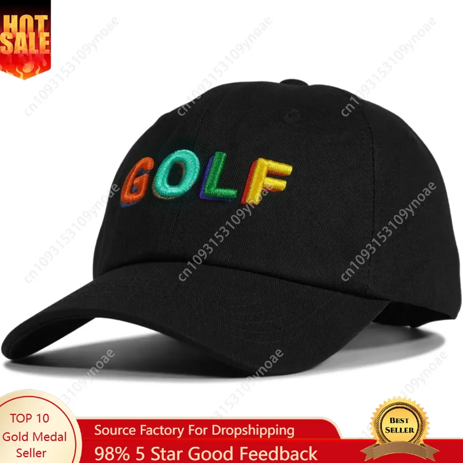 

Tylers The Creator Hat Golf Embroidered Baseball Cap Dad Truck Caps Cotton Men Women Soft Comfortable Singer Fan Gift Classic