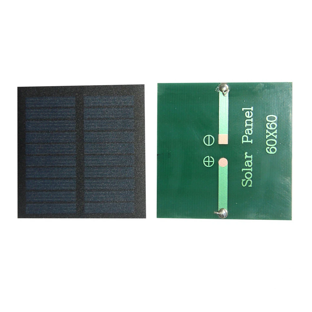 0.45W 5V Solar Panel for 3.7V 5V Electronics Designed for Small Solar Chargers Sensors and Educational Applications