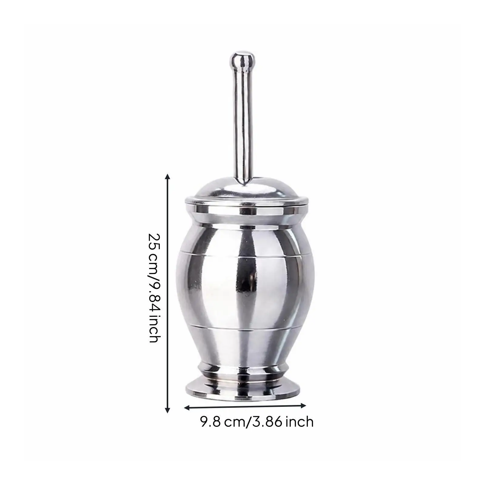 Manual Herb Cast Iron Mortar Pestle Set Kitchen Tool for Spice Medicine Grinding
