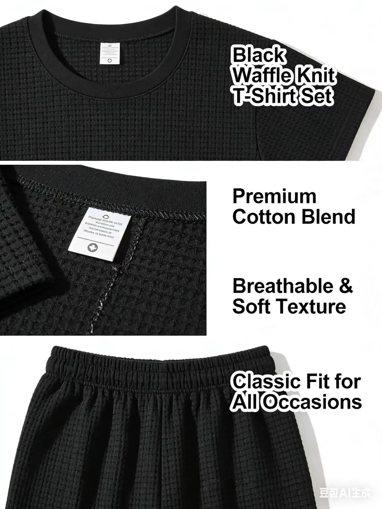 Summer Men's Quick Dry Casual Short Sleeve T-Shirt And Shorts Set City Street Fashion Running Sports 2-Piece Suit view 5