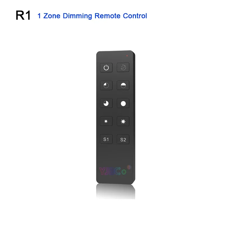 110V-220V AC S1-B WT Wifi Led Triac RF Dimmer R1/R11 Remote 2.4G Wireless 1.5A 150W-360W Push Dimmer LED Switch Controller