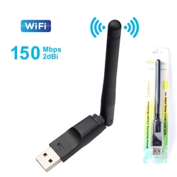 150Mbp RTL8188 Wireless Network Card Mini USB WiFi Adapter LAN Wireless Wifi Receiver Dongle Antenna 802.11 b/g/n for PC Windows