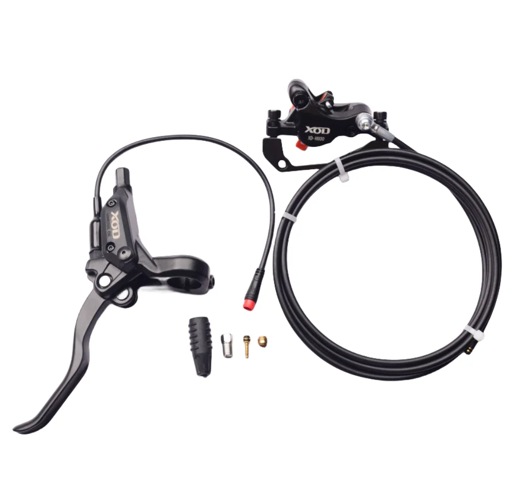 XOD E-BIKE Scooter Hydraulic Disc Brake Set 2 Pin plug Electric Bike Scooter Power Control Shifter Cut Power Off Bicycle Brakes