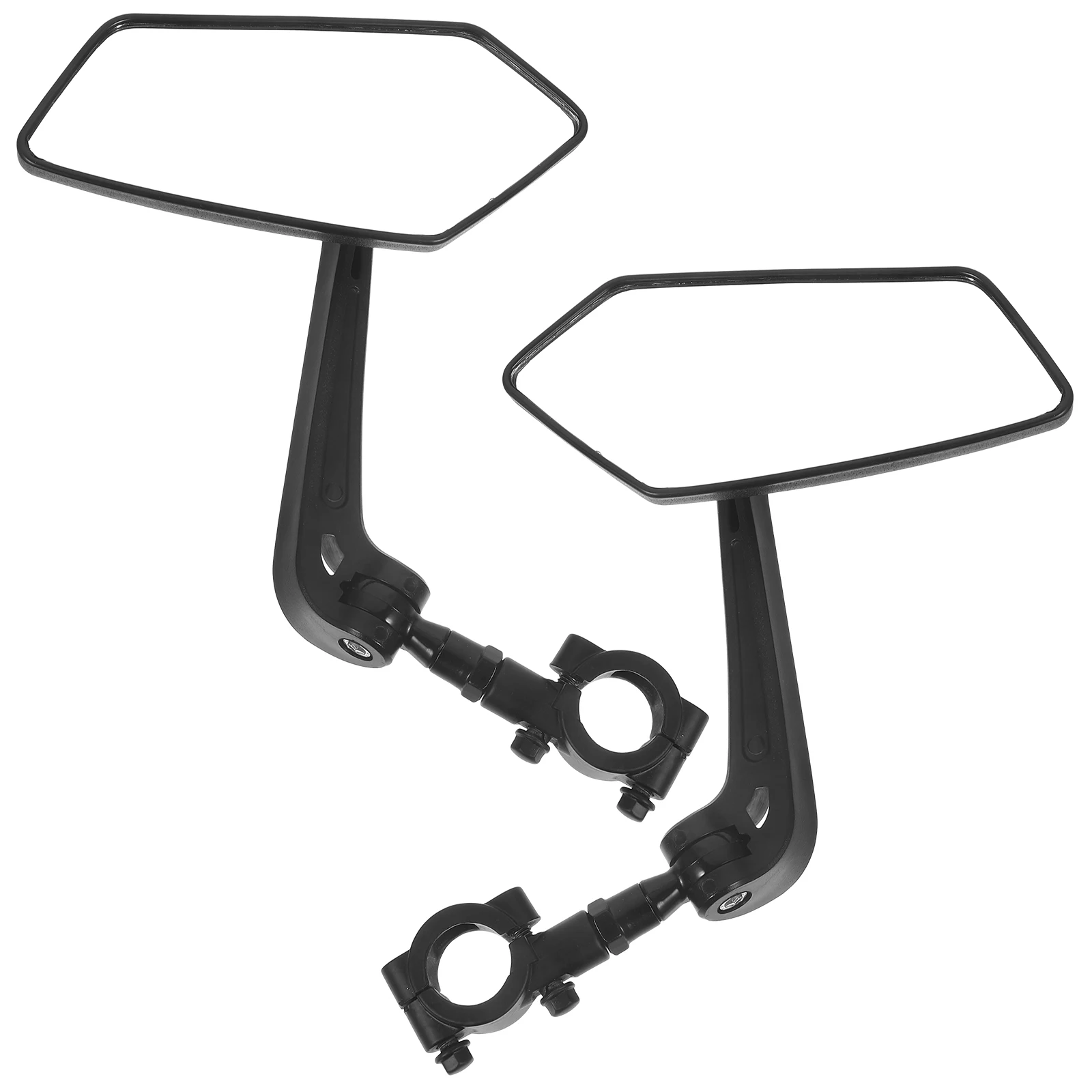 

2 pcs Bicycle Mirrors Handlebar Rear Electric Side For Bicycle Adjustable Height Secure Reliable Easy Installation Sturdy Strong