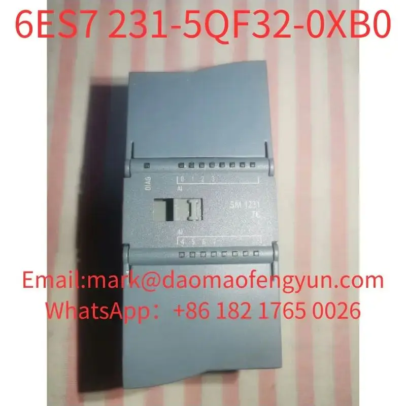 6ES7231-5QF32-0XB0 Used Tested OK In Good Condition SIMATIC S7-1200, Analog input, SM 1231 TC, 8 AI thermocouples