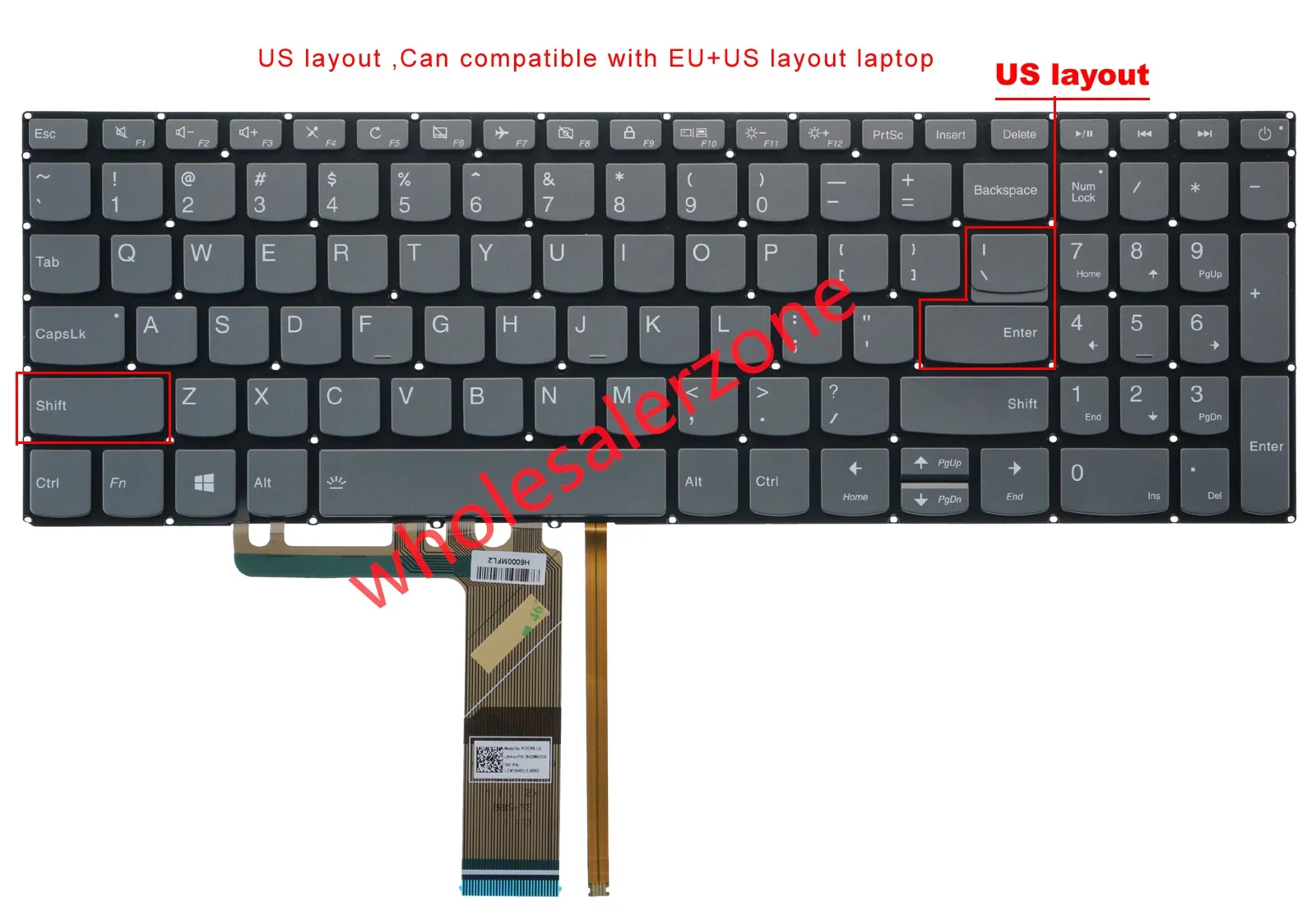 New for Lenovo ideapad 330S-15IKB 330S-15ARR 330S-15AST V320-17IKB V320-17ISK laptop Keyboard