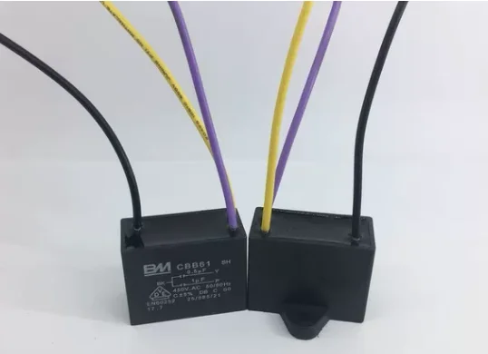 CBB61 0.5/1UF 450V 3wires capacitor