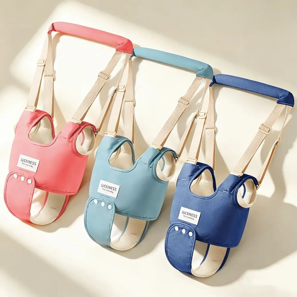 Adjustable Straps Baby Walking Harness Handheld Design Safety Harness Infant Walking Assistant Detachable Crotch Strap