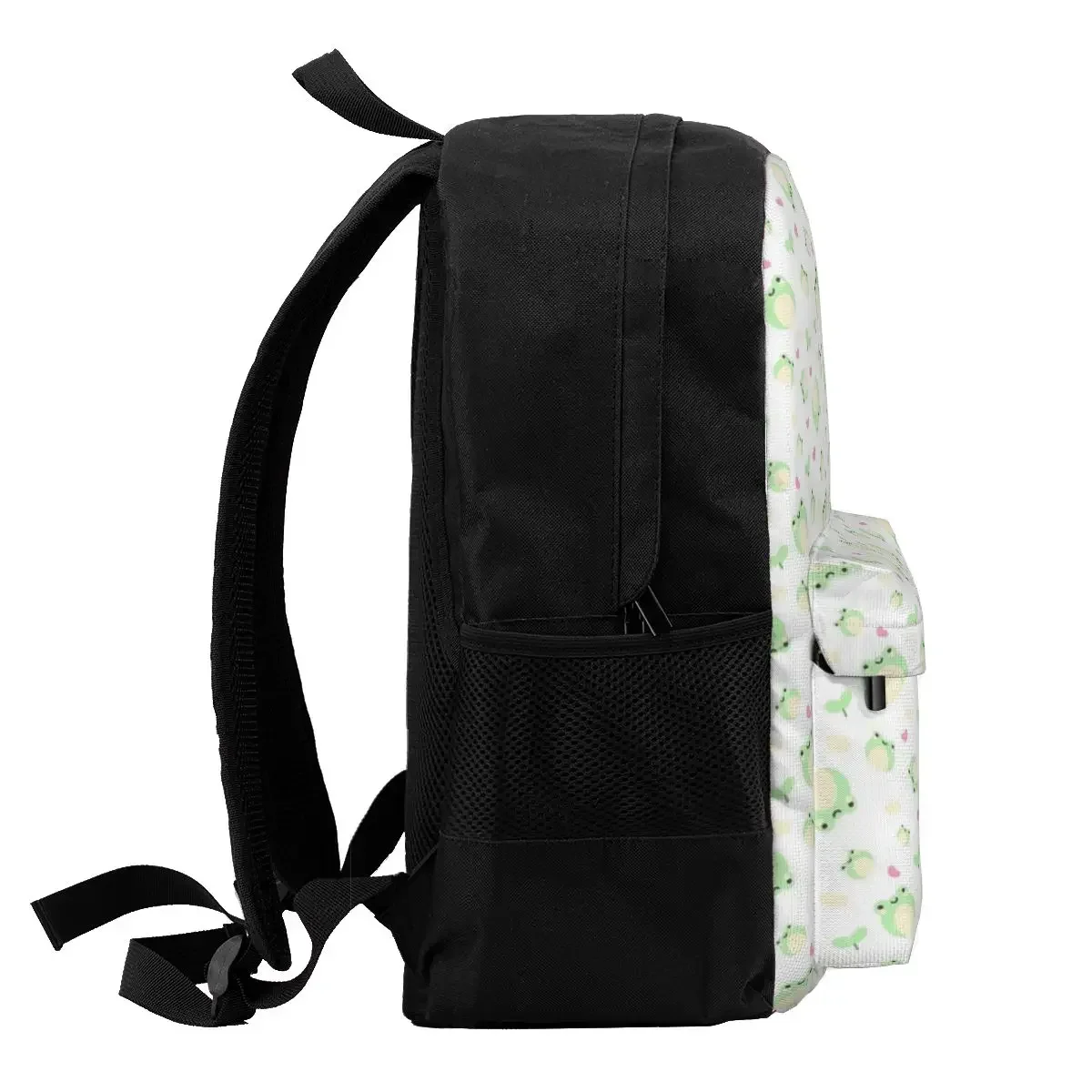 Cute Frog Pattern Backpacks Boys Girls Bookbag Students School Bags Cartoon Kids Rucksack Laptop Rucksack Shoulder Bag