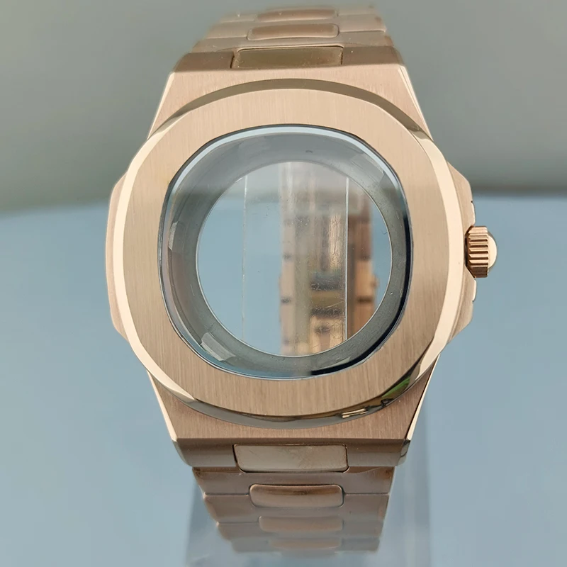 43mm10bar waterproof fit NH series 35 movement square Watch 316L stainless steel sapphire glass luxury watch case