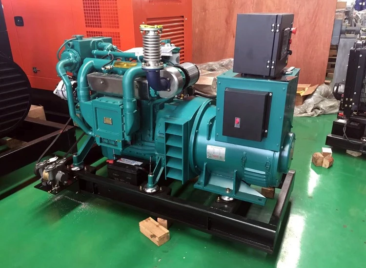 Weichai Marinegeneratorsatz 50 kW Dieselmotor, geräuscharmer Generatorsatz