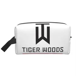 Kawaii Golf Logo Travel Toiletry Bag Women Tiger Pattern Cosmetic Makeup Organizer Beauty Storage Dopp Kit