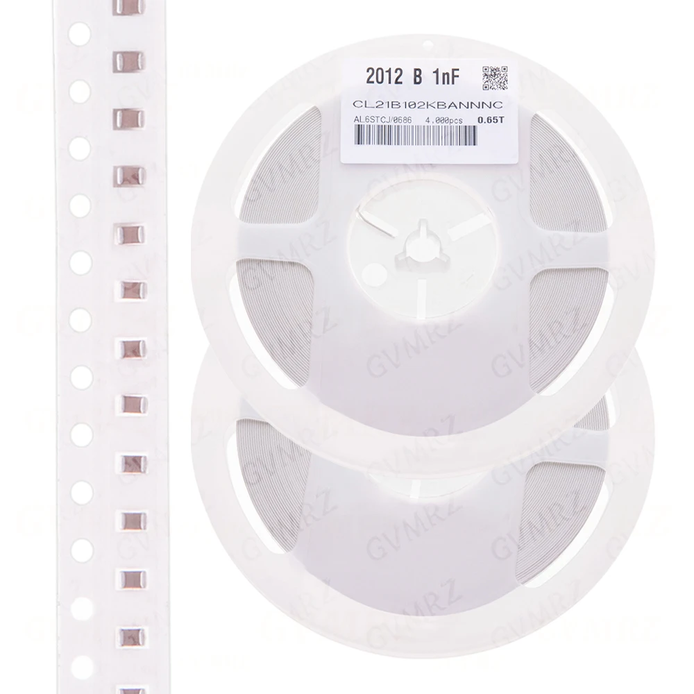 1reel 2000/4000pcs 1UF 2.2UF 4.7UF 10UF 1PF 0805 SMD IBUW Thick Film Chip Multilayer Ceramic Capacitor 0.5pF-47uF 10NF 100NF
